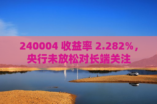 240004 收益率 2.282%，央行未放松对长端关注