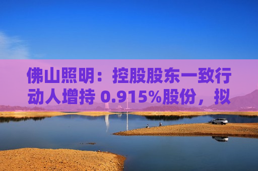 佛山照明：控股股东一致行动人增持 0.915%股份，拟继续增持