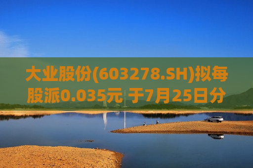 大业股份(603278.SH)拟每股派0.035元 于7月25日分红