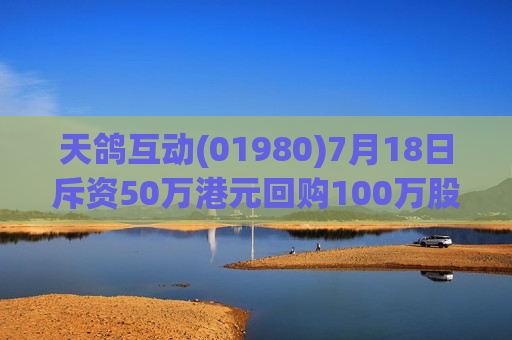 天鸽互动(01980)7月18日斥资50万港元回购100万股