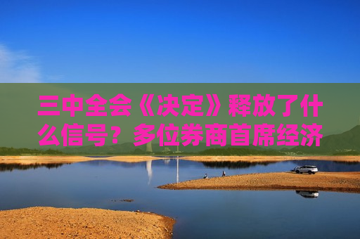 三中全会《决定》释放了什么信号？多位券商首席经济学家解读