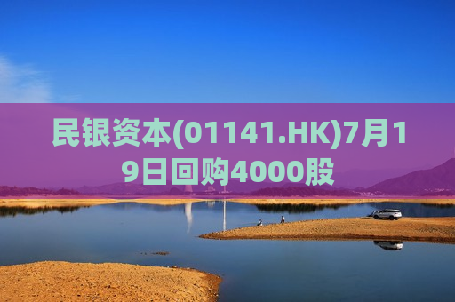 民银资本(01141.HK)7月19日回购4000股