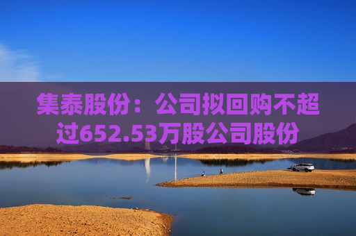 集泰股份：公司拟回购不超过652.53万股公司股份