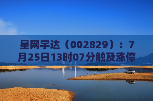 星网宇达（002829）：7月25日13时07分触及涨停板