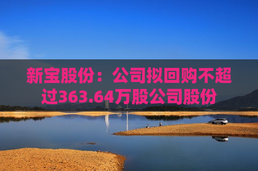 新宝股份：公司拟回购不超过363.64万股公司股份