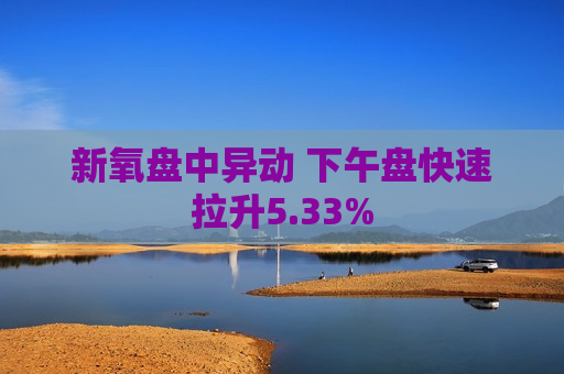 新氧盘中异动 下午盘快速拉升5.33%  第1张