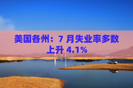 美国各州：7 月失业率多数上升 4.1%