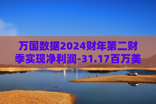 万国数据2024财年第二财季实现净利润-31.17百万美元，同比增加3.44%