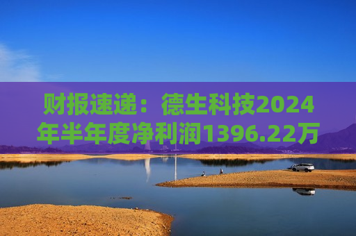 财报速递：德生科技2024年半年度净利润1396.22万元