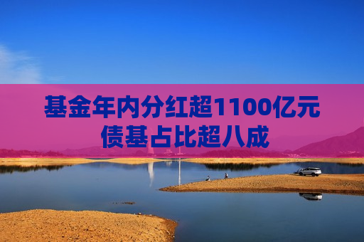 基金年内分红超1100亿元 债基占比超八成  第1张