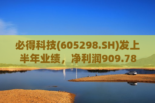 必得科技(605298.SH)发上半年业绩，净利润909.78万元，同比减少47.44%  第1张