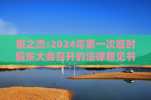 银之杰:2024年第一次临时股东大会召开的法律意见书  第1张