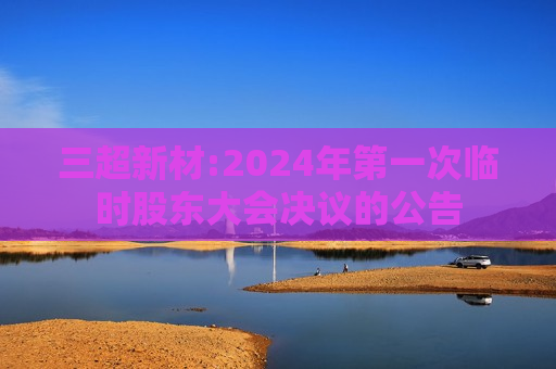 三超新材:2024年第一次临时股东大会决议的公告