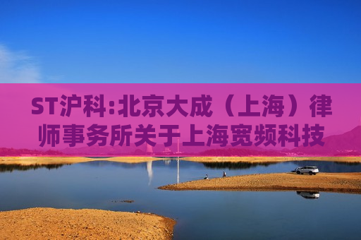 ST沪科:北京大成（上海）律师事务所关于上海宽频科技股份有限公司2024年第二次临时股东大会法律意见书