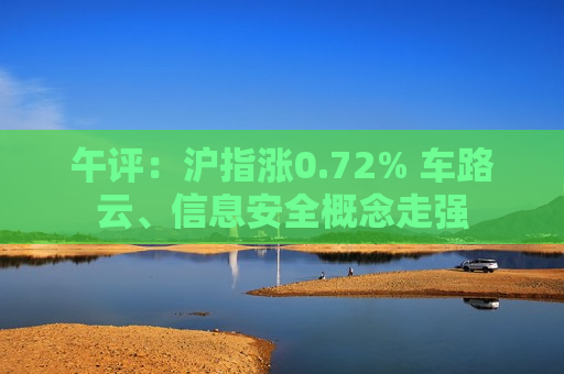 午评：沪指涨0.72% 车路云、信息安全概念走强  第1张