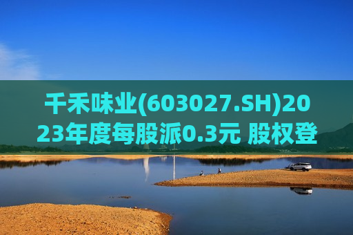 千禾味业(603027.SH)2023年度每股派0.3元 股权登记日为6月7日  第1张