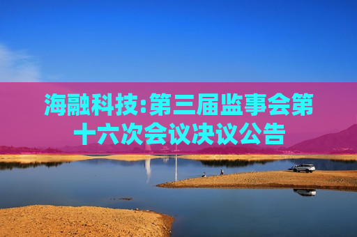 海融科技:第三届监事会第十六次会议决议公告