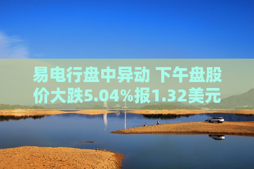 易电行盘中异动 下午盘股价大跌5.04%报1.32美元  第1张