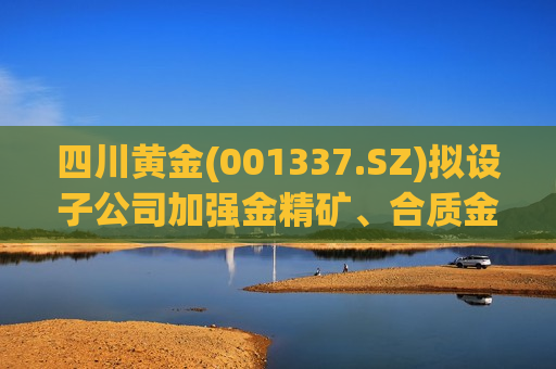 四川黄金(001337.SZ)拟设子公司加强金精矿、合质金销售管理  第1张