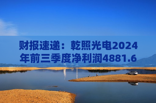 财报速递：乾照光电2024年前三季度净利润4881.60万元