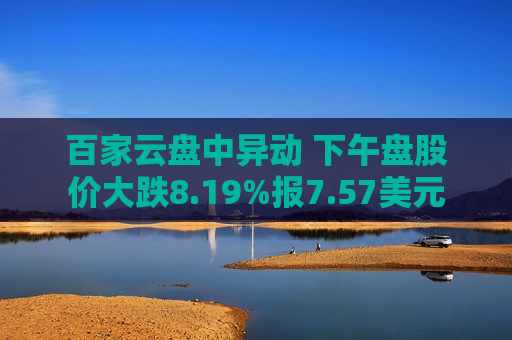 百家云盘中异动 下午盘股价大跌8.19%报7.57美元  第1张