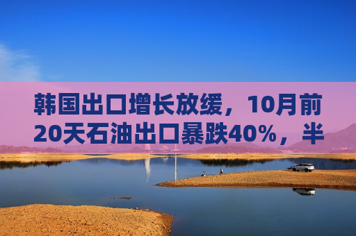 韩国出口增长放缓，10月前20天石油出口暴跌40%，半导体增长36.1%