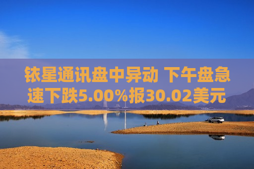 铱星通讯盘中异动 下午盘急速下跌5.00%报30.02美元  第1张