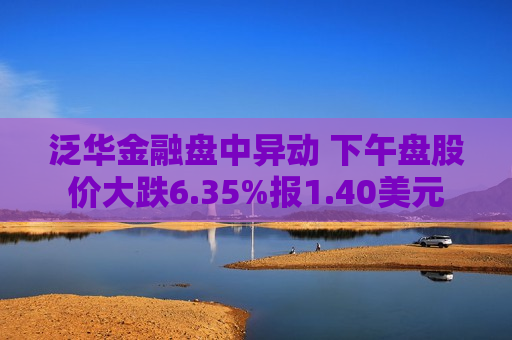 泛华金融盘中异动 下午盘股价大跌6.35%报1.40美元