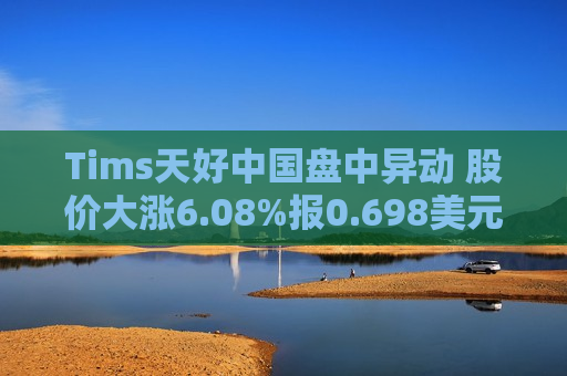 Tims天好中国盘中异动 股价大涨6.08%报0.698美元