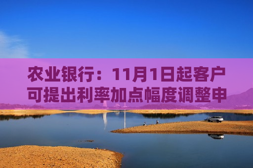 农业银行：11月1日起客户可提出利率加点幅度调整申请