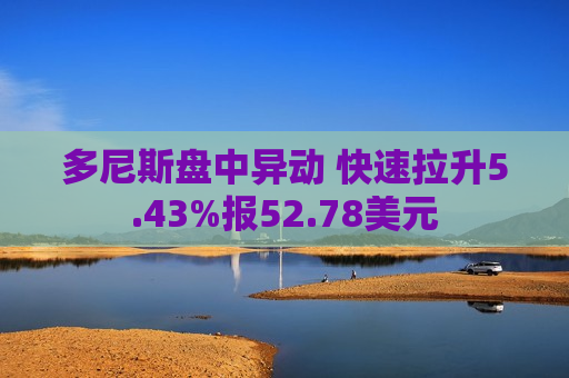 多尼斯盘中异动 快速拉升5.43%报52.78美元  第1张