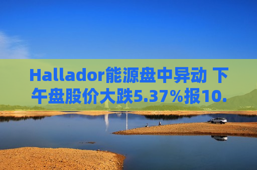 Hallador能源盘中异动 下午盘股价大跌5.37%报10.05美元