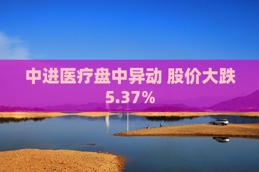 中进医疗盘中异动 股价大跌5.37%