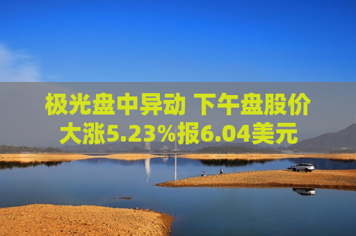 极光盘中异动 下午盘股价大涨5.23%报6.04美元