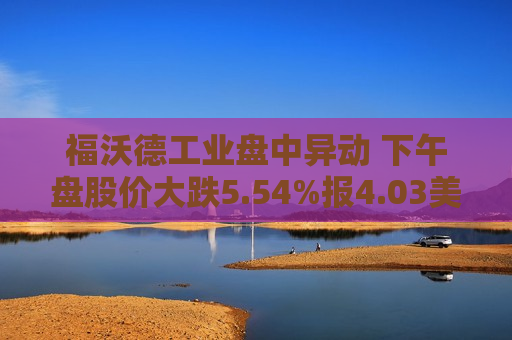 福沃德工业盘中异动 下午盘股价大跌5.54%报4.03美元  第1张