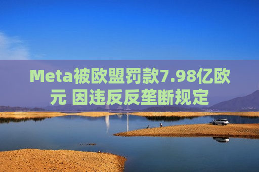 Meta被欧盟罚款7.98亿欧元 因违反反垄断规定