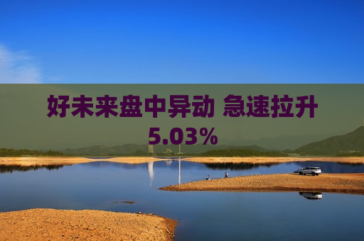 好未来盘中异动 急速拉升5.03%