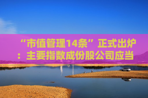 “市值管理14条”正式出炉：主要指数成份股公司应当制定市值管理制度