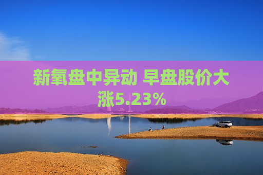 新氧盘中异动 早盘股价大涨5.23%