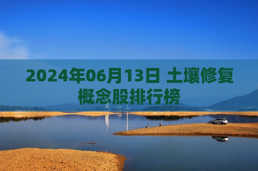 2024年06月13日 土壤修复概念股排行榜