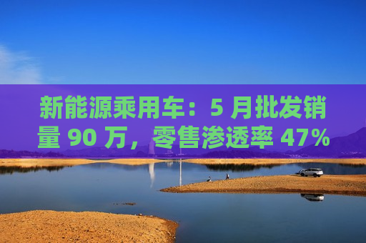 新能源乘用车：5 月批发销量 90 万，零售渗透率 47%  第1张