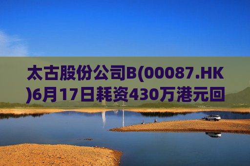 太古股份公司B(00087.HK)6月17日耗资430万港元回购41.5万股