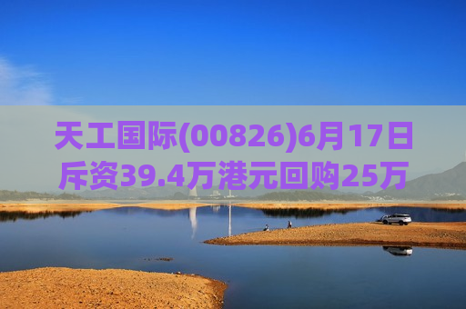 天工国际(00826)6月17日斥资39.4万港元回购25万股