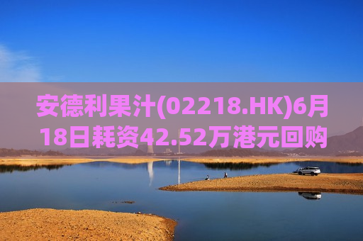 安德利果汁(02218.HK)6月18日耗资42.52万港元回购4.4万股