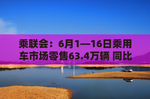 乘联会：6月1―16日乘用车市场零售63.4万辆 同比下降13%  第1张