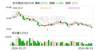 东华测试：2024年上半年净利润同比增长65.11%