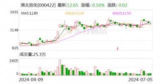 湖北宜化：上半年净利预增102%-126%