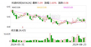 科森科技上半年营收增长36% 储能业务趋势向好