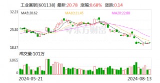 工业富联：2024年半年度净利润约87.39亿元 同比增加22.04%