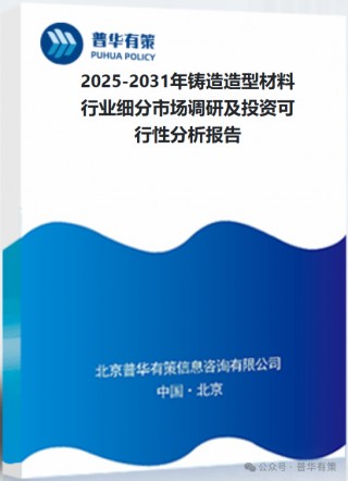 2025-2031年铸造造型材料行业细分市场调研及投资可行性分析报告